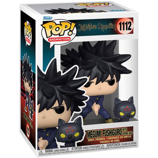 Funko  POP - Animation -  Animation Jujutsu Kaisen S1  Megumi Dogs  10 cm  figura