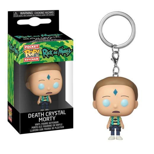Funko  POP - Animation -  Keychain Rick & Morty  Floating Death Crystal Morty kulcstartó figura