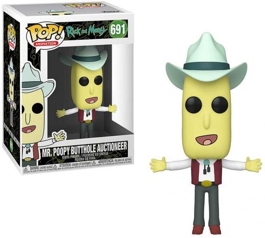 Funko  POP - Animation -  Rick & Morty  Mr. Poopy Butthole Auctioneer    figura