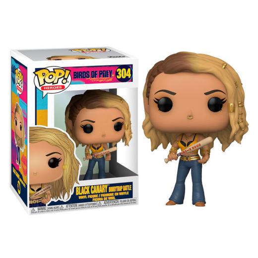 Funko  POP - DC Comics -  Birds of Prey  Black Canary (Boobytrap Battle)    figura