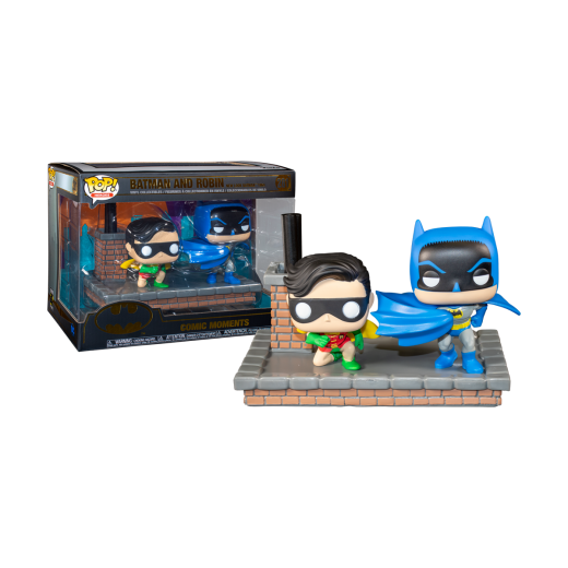 Funko  POP - DC Comics -  Comic Moment Batman 80th  1964 Batman and Robin  k figura