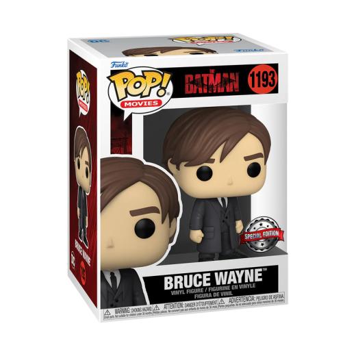 Funko  POP - DC Comics -  Movies The Batman  Bruce Wayne (Suit)(Exclusive)   figura