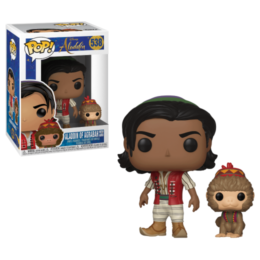 Funko  POP - Disney -  Aladdin (Live)  Aladdin és Abu    figura