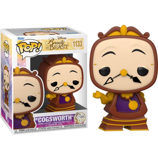 Funko  POP - Disney -  Beauty & Beast (Szépség és a Szörnyeteg)  Cogsworth  játék figura