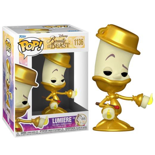 Funko  POP - Disney -  Beauty & Beast (Szépség és a Szörnyeteg)  Lumiere  játék figura