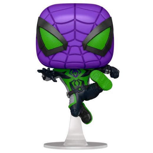 Funko  POP - Games -   Games  Miles Morales  Purple Reign Suit Metallic   figura