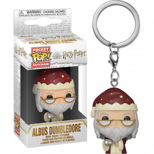 Funko  POP - Harry Potter -   Kulcstartó: Harry Potter Holiday  Dumbledore figura