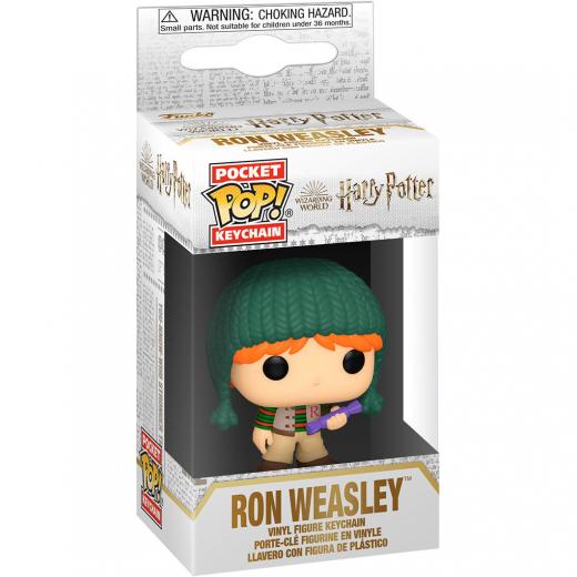 Funko  POP - Harry Potter -   Kulcstartó: Harry Potter Holiday  Ron figura