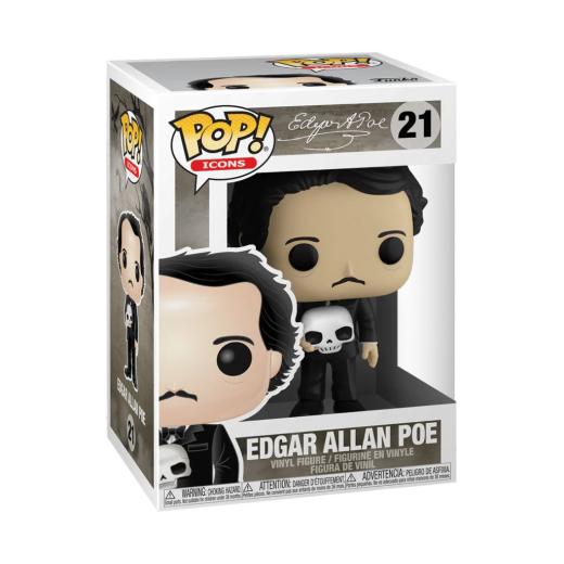Funko  POP - History -  Icons  Edgar Allan Poe Skull    figura