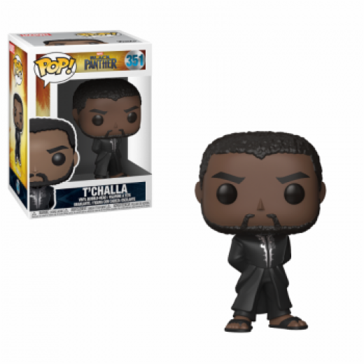 Funko  POP - Marvel -  Black Panther  Black Panther Robe (Fekete)    figura