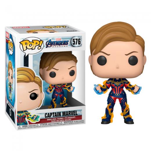 Funko  POP - Marvel -  Endgame  Captain Marvel  New Hair    figura