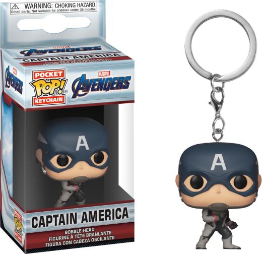 Funko  POP - Marvel -  Keychain Avengers Endgame  Captain America kulcstartó figura