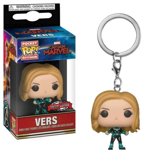 Funko  POP - Marvel -  Keychain Marvel Avengers Captain Marvel Vers Exclusive kulcstartó figura