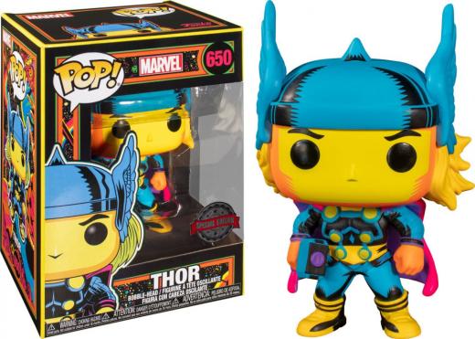 Funko  POP - Marvel -  Marvel Black Light Thor    Target Exclusive  10 cm  figura