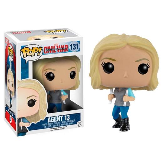 Funko  POP - Marvel -  Marvel Captain America Civil War Agent 13    figura