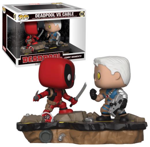 Funko  POP - Marvel -  Marvel Comic MomentsDeadpool Vs. Cable 2dbos játék szett figura