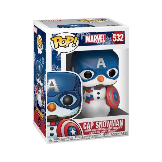 Funko  POP - Marvel -  Marvel Holiday  Capt America  Amerika kapitány   figura