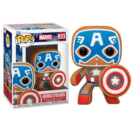 Funko  POP - Marvel -  Marvel  Holiday  Captain America    figura