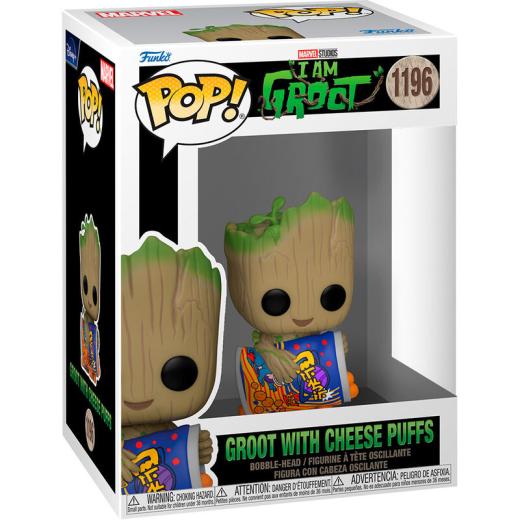 Funko  POP - Marvel -  Marvel IAG  Groot Cheese Puffs 10 cm  figura