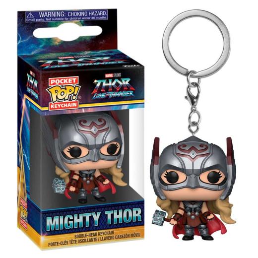 Funko  POP - Marvel -  Marvel Thor L&T  Mighty Thor kulcstartó figura