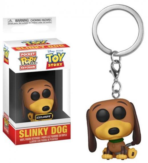 Funko  POP - Movies -  Kulcstartó  Toy Story  Slinky Dog   figura