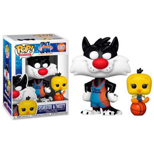 Funko  POP - Movies -  Space Jam 2  Sylvester & Tweety figura