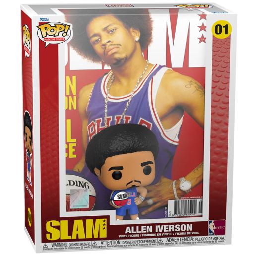 Funko  POP - Sports -  NBA Cover SLAM  Allen Iverson figura