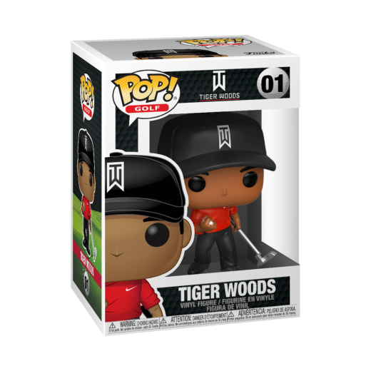 Funko  POP - Sports -  Tiger Woods (Red Shirt)    figura
