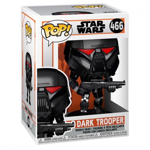 Funko  POP - Star Wars -  Star Wars  Mandalorian  Dark Trooper (Battle) figura