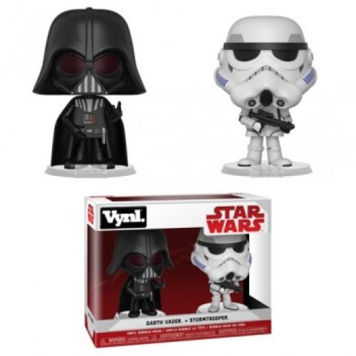 Funko  POP - Star Wars -  Vynl.  Star Wars Darth Vader & Stormtrooper 2Pack Action Figurák  figura