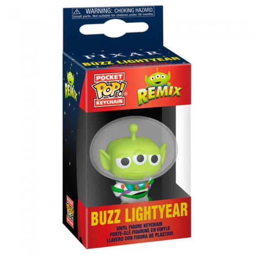 Funko  POP - Television -   Keychain: Pixar Alien as Buzz  kulcstartó figura